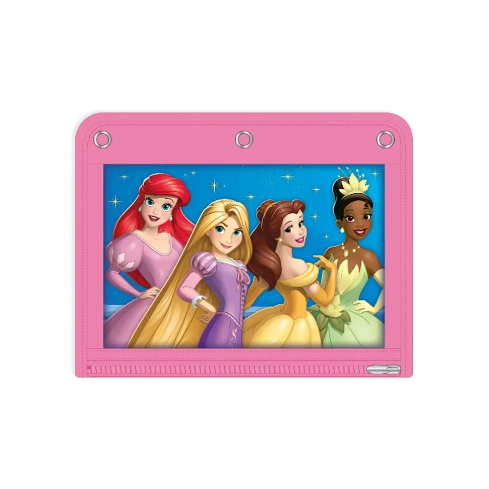 Disney Unisex Princess Binder Pouch Multicolor NWT